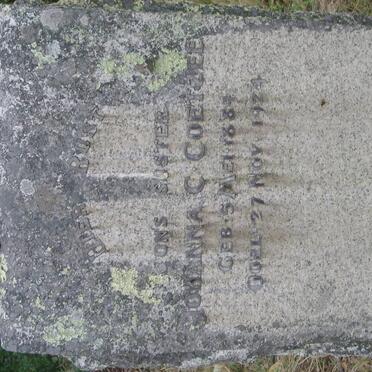 COETZEE Johanna C. 1884-1924