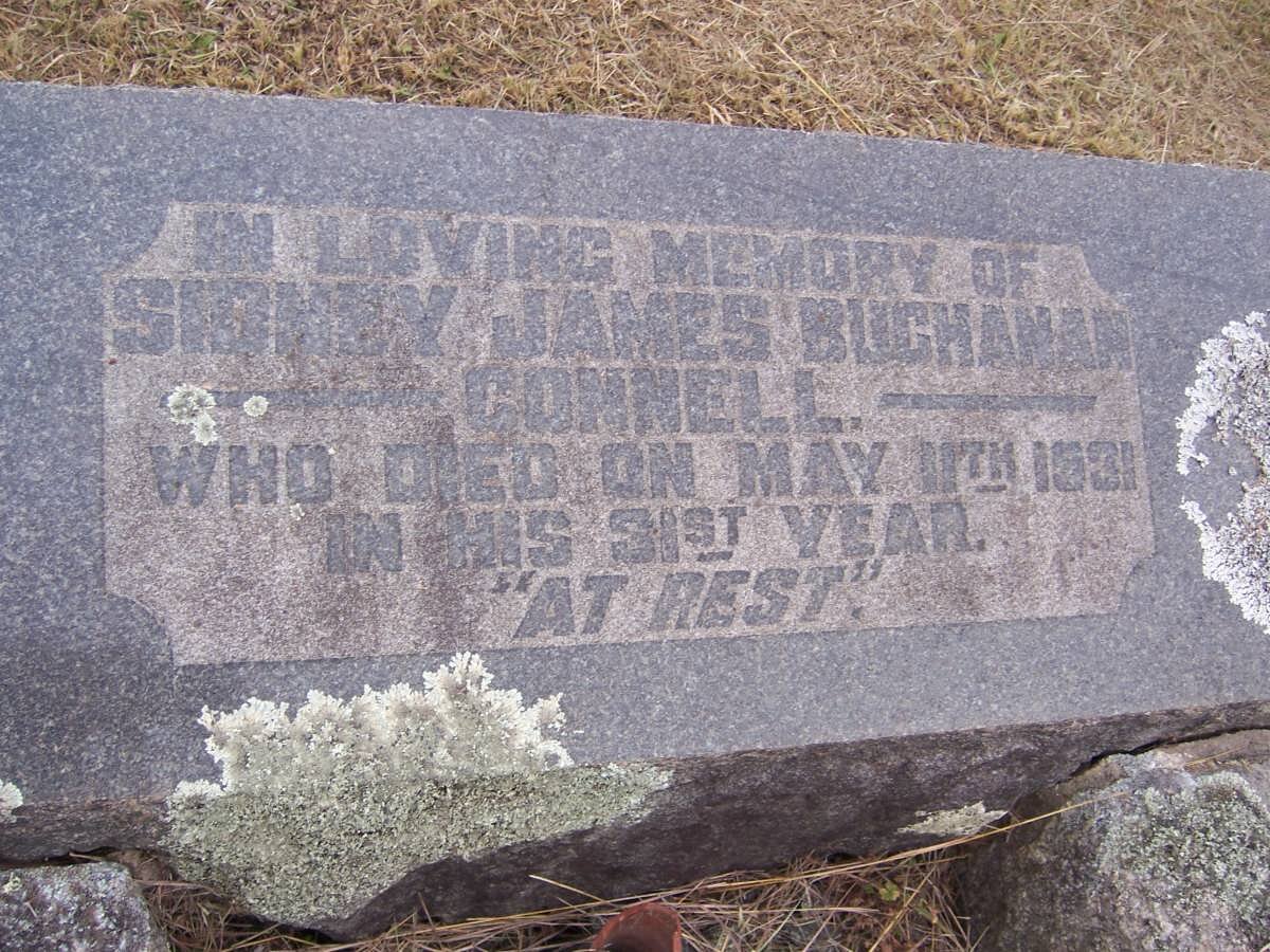 CONNELL Sidney James Buchanan -1931