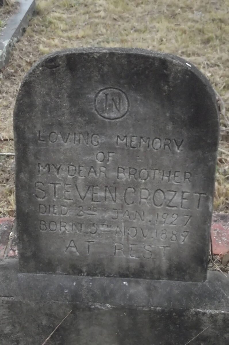 CROZET Steven 1889-1927