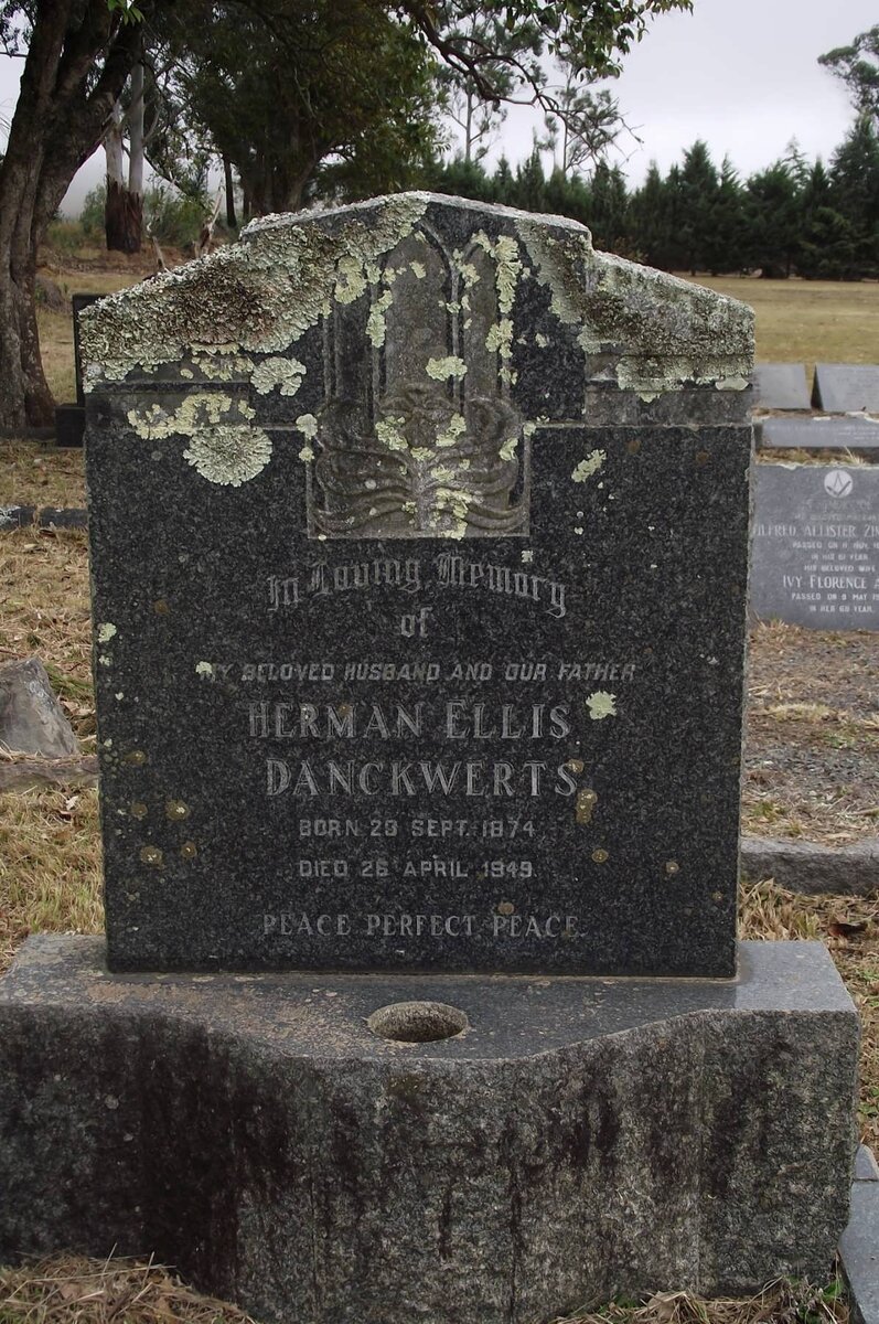 DANCKWERTS Herman Ellis 1874-1949