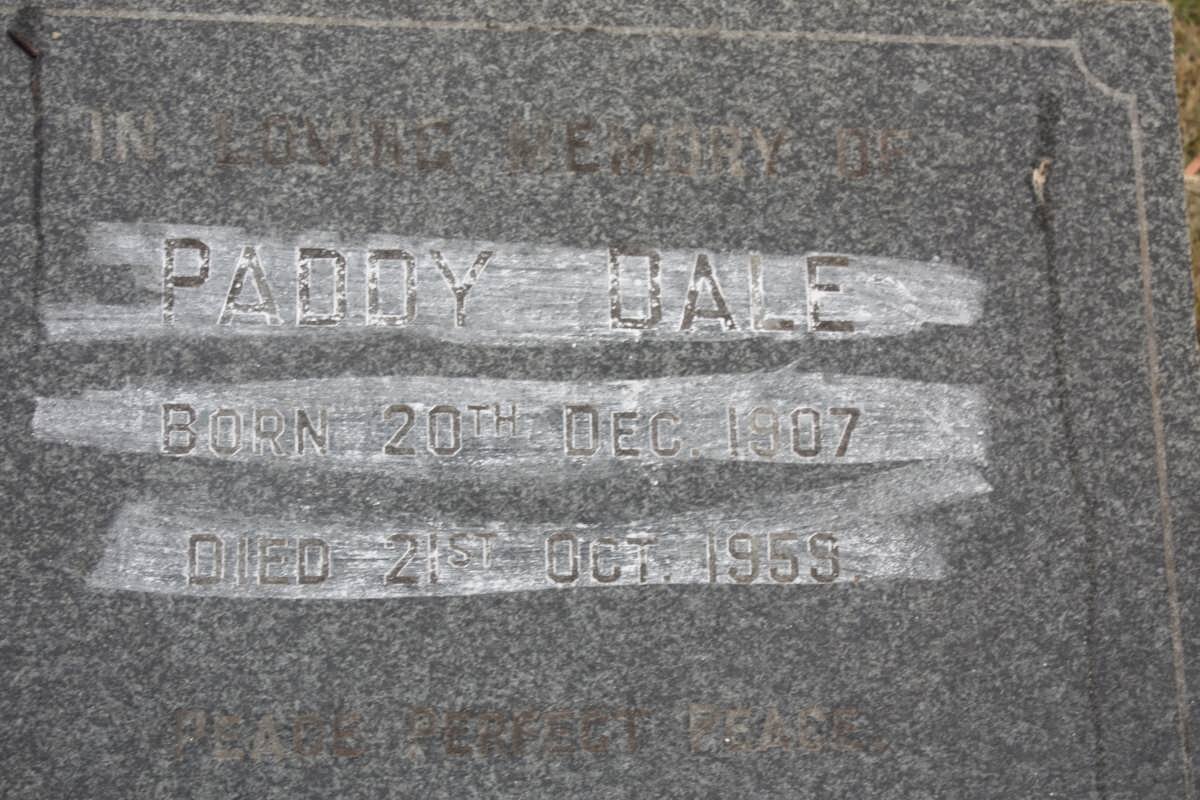 DALE Paddy 1907-1959