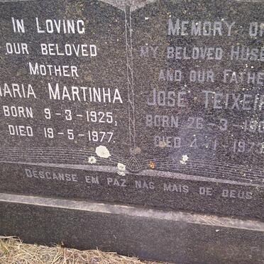 DORIA José Texeira 1905-1973 &amp; Maria Martinha 1925-1977