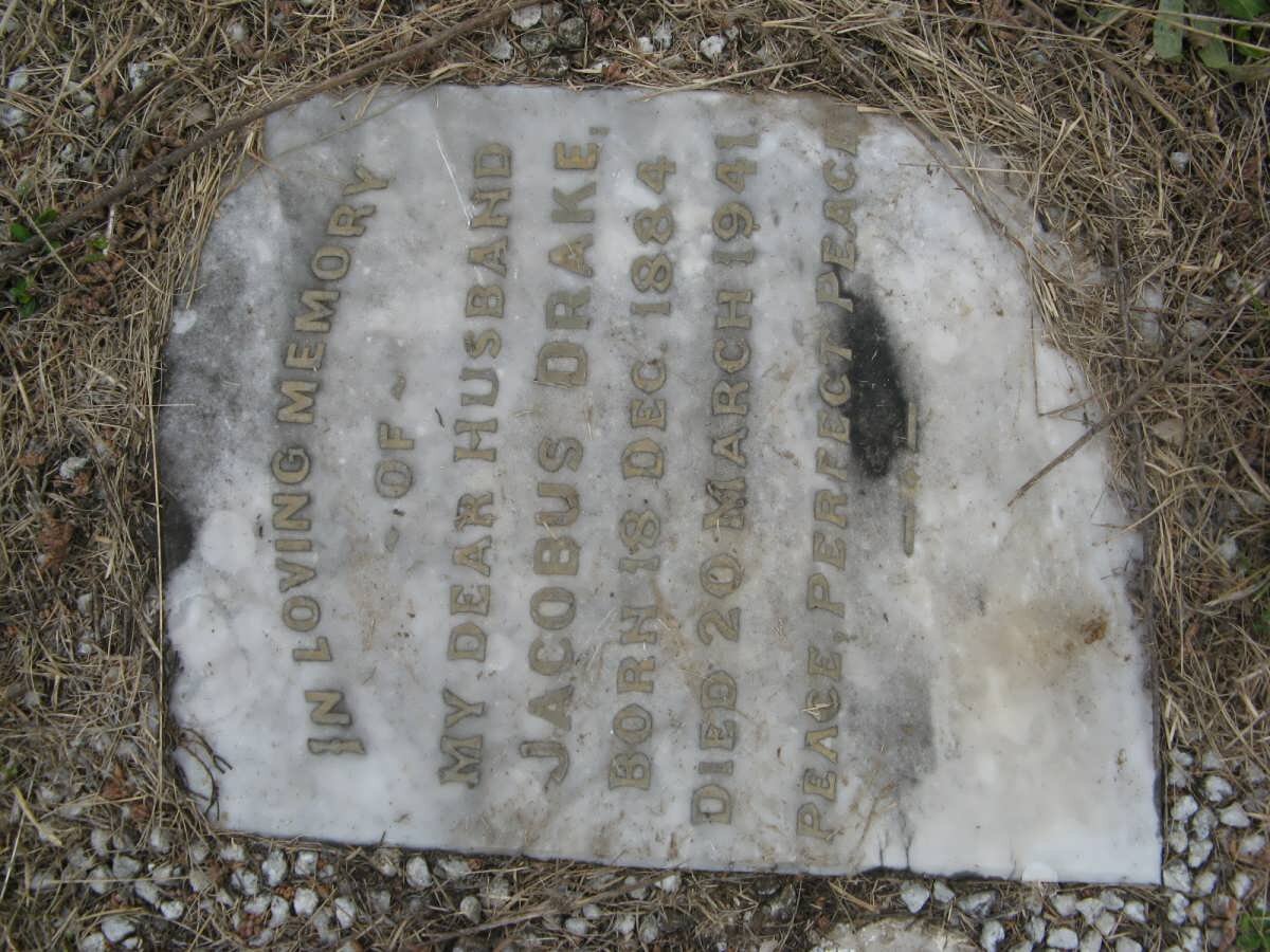 DRAKE Jacobus 1884-1941