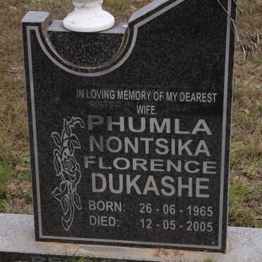 DUKASHE Phumla Nontsika Florence 1965-2005
