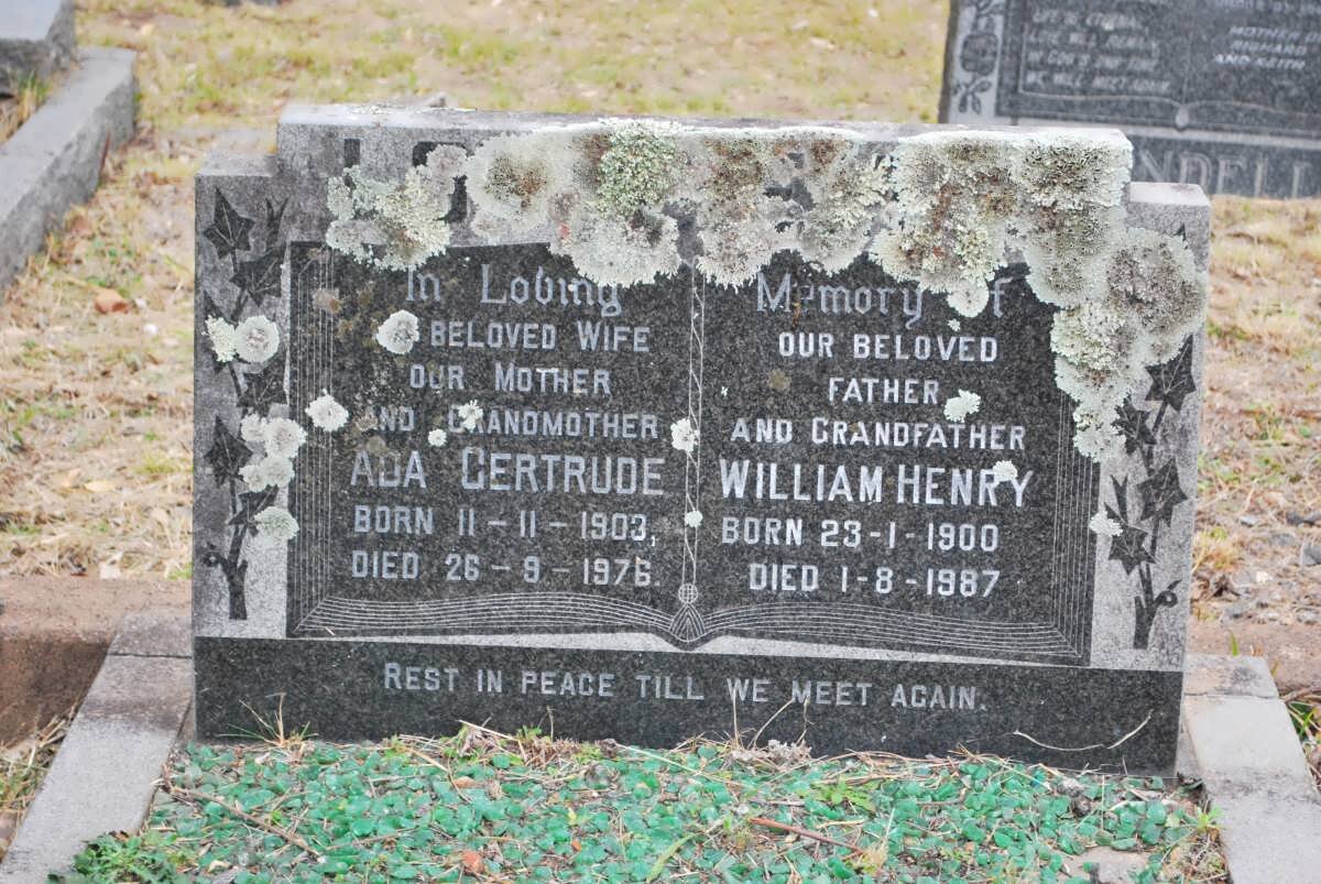 EATON William Henry, LOFTIE 1900-1987 &amp; Ada Gertrude JEWASKIEWITZ 1903-1976