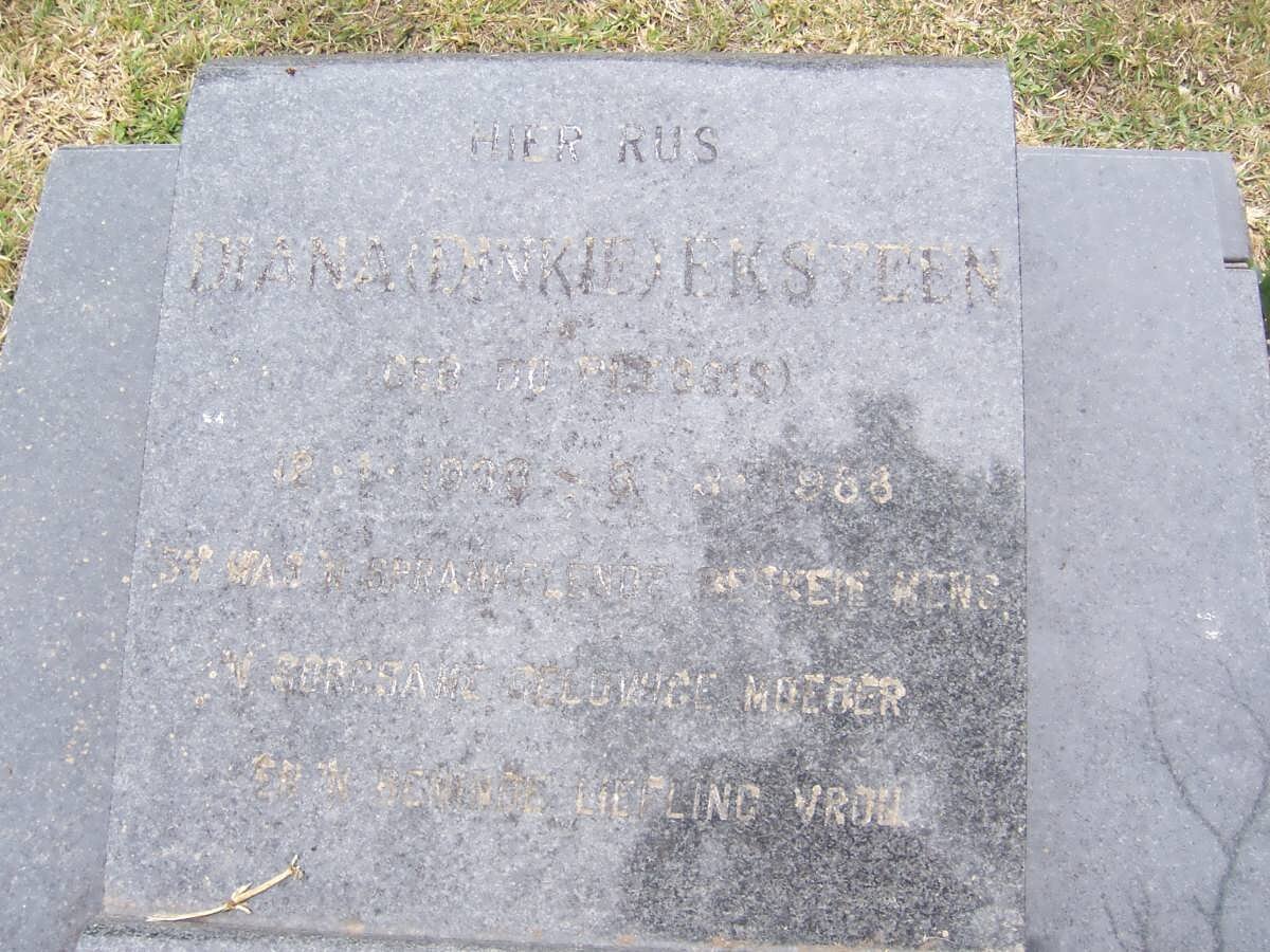 EKSTEEN Diana nee du PLESSIS 193?-1988