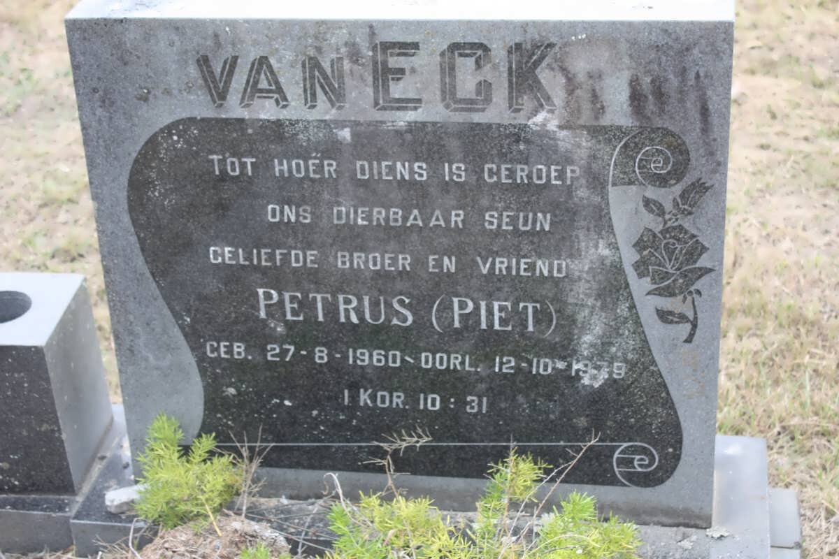 ECK Petrus, van 1960-1979