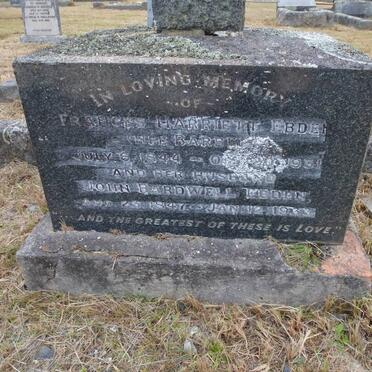 EBDEN John Bardwell 1847-1933 &amp; Frances Harriett BARBER 1844-1931