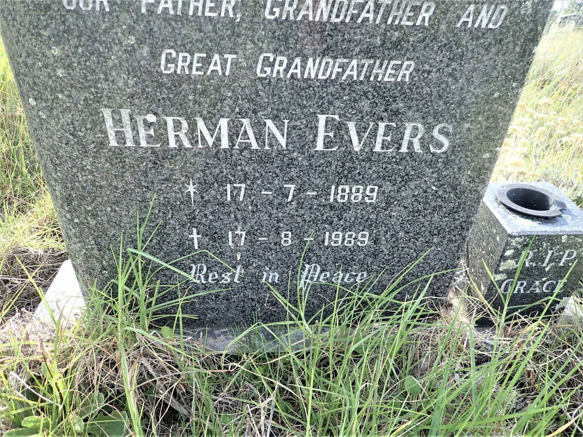 EVERS Herman 1889-1989