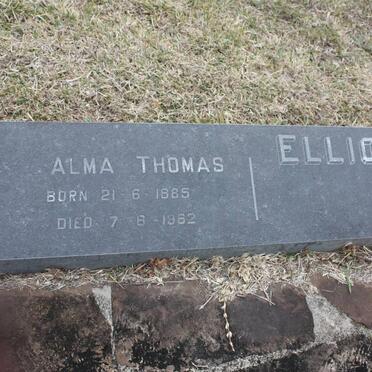 ELLIOTT Alma Thomas 1885-1962 &amp; Ivy Eliza 1890-1979