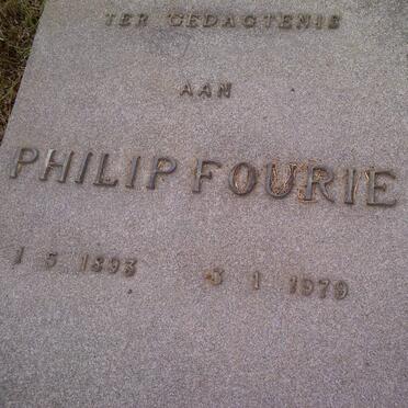 FOURIE Phillip 1893-1979