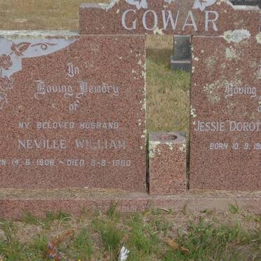 GOWAR Neville William 1906-1980 &amp; Jessie Dorothy RUSSELL 1918-2006