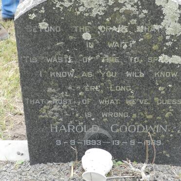 GOODWIN Harold 1893-1969