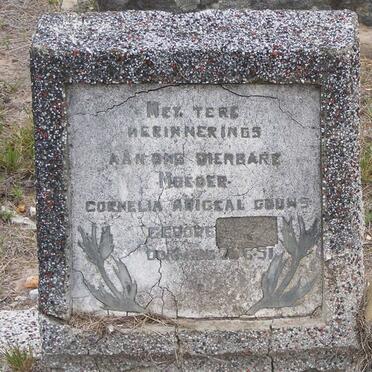 GOUWS Cornelia Abigeal -1951