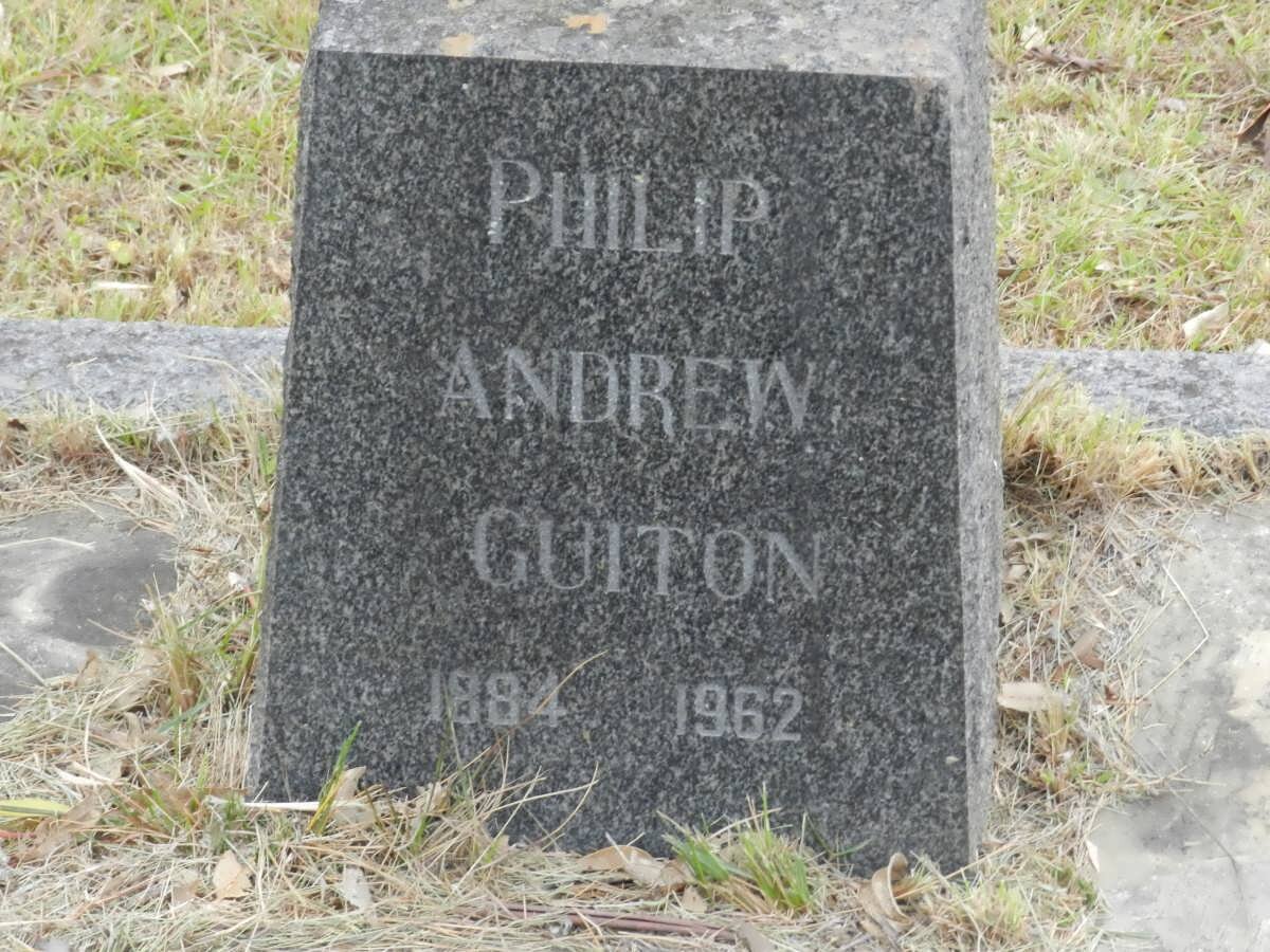 GUITON Philip Andrew 1884-1962