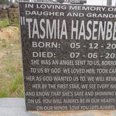 HASENBERG Tasmia 2006-2012