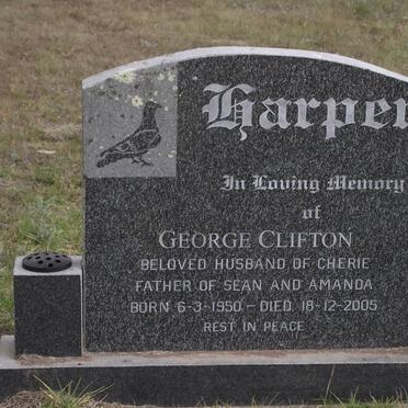 HARPER George Clifton 1950-2005
