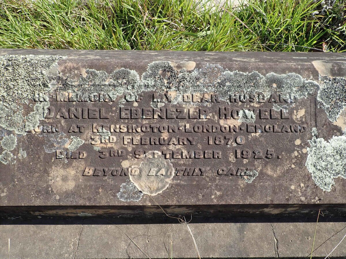 HOWELL Daniel Ebenezer 1870-1925