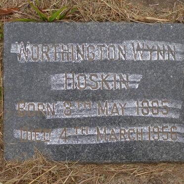 HOSKIN Worthington Wynn 1885-1956