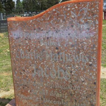 JACOBS Charlie Mathewis 1948-2011