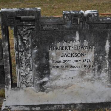 JACKSON Herbert Edward 1876-1939