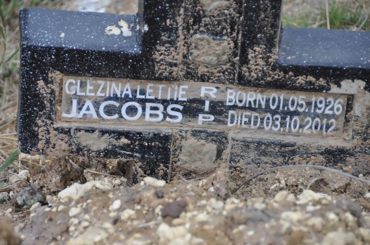 JACOBS Clezina Lettie 1926-2012