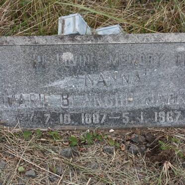 JACKSON Marie Blanche 1887-1967