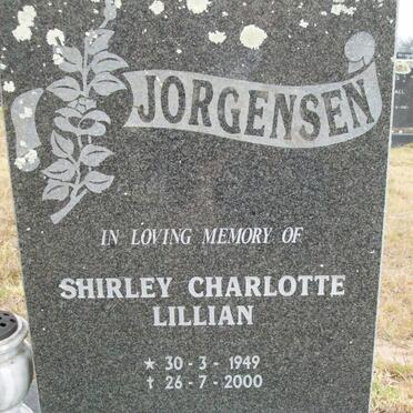 JORGENSEN Shirley Charlotte Lillian 1949-2000