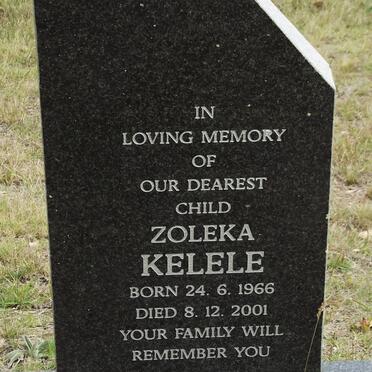 KELELE Zoleka 1966-2001