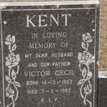 KENT Victor Cecil 1923-1993