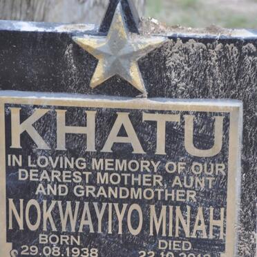 KHATU Nokwayiyo Minah 1938-2012