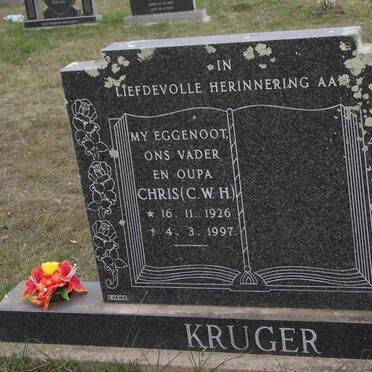 KRUGER C.W.H. 1926-1997