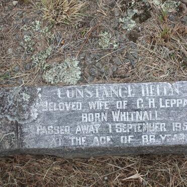 LEPPAN Constance Helen nee WHITNALL -1951