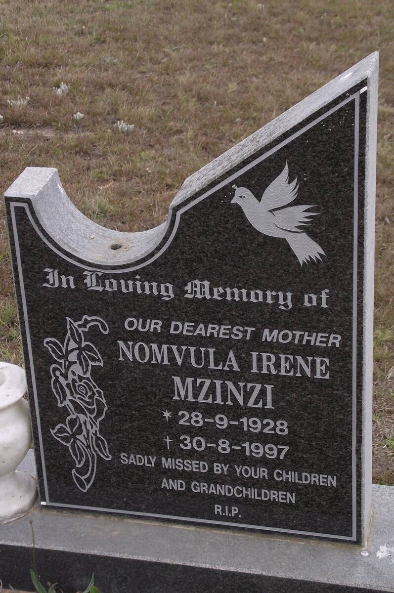 MZINZI Nomvula Irene 1928-1997