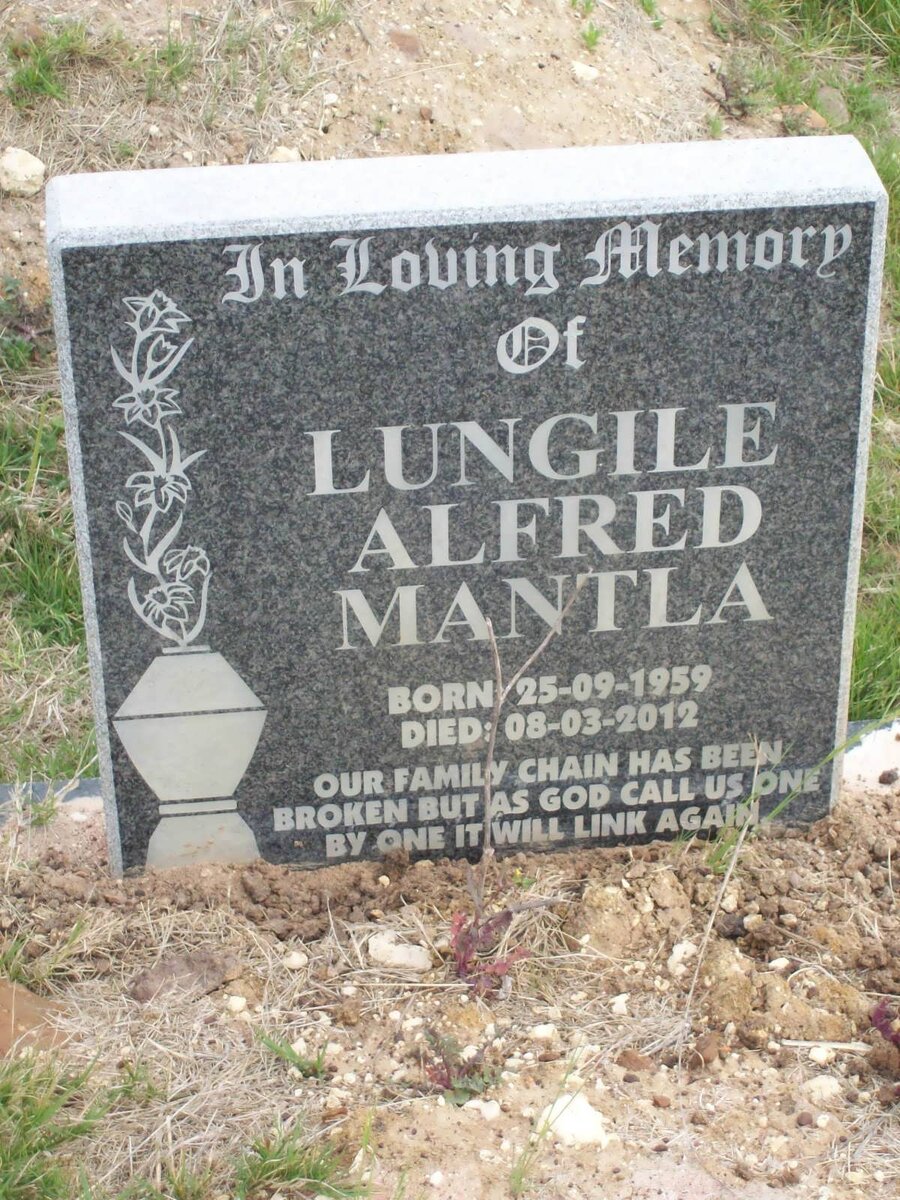 MANTLA Lungile Alfred 1959-2012