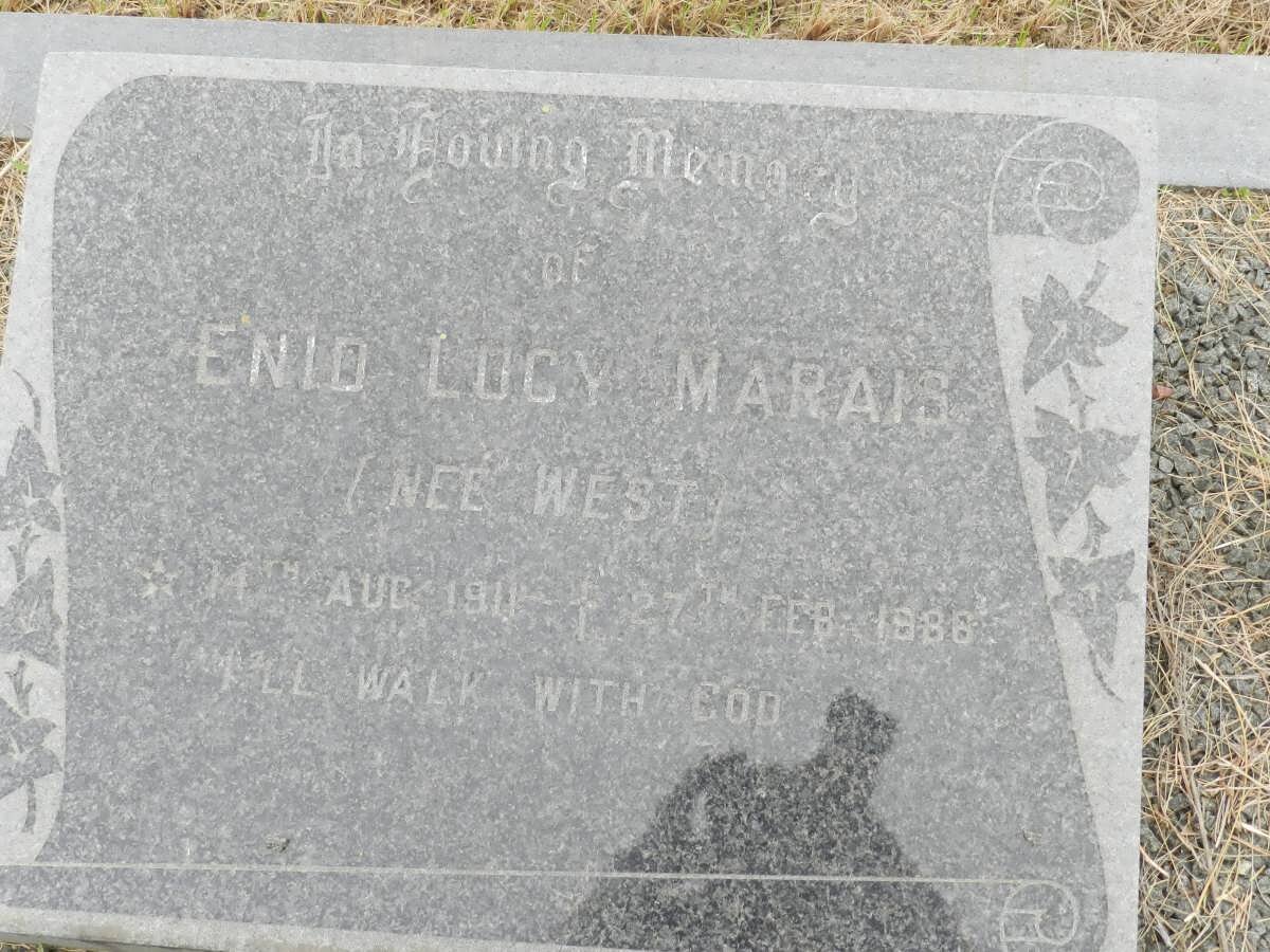 MARAIS Enid Lucy nee WEST 1911-1986