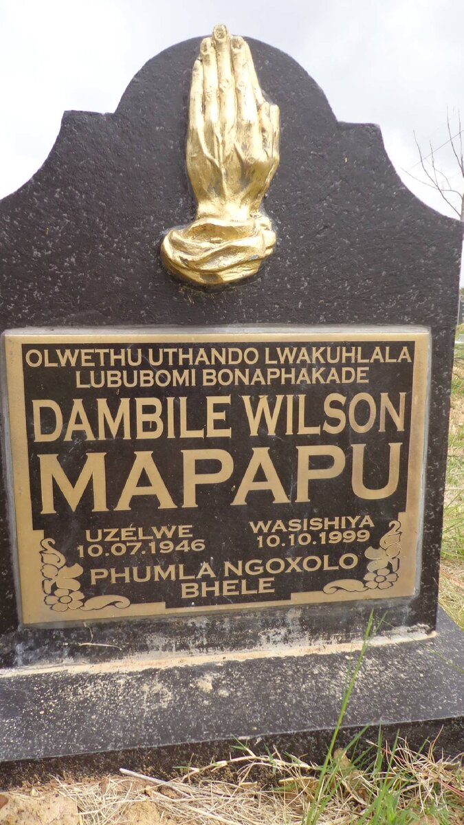 MAPAPU Dambile Wilson 1946-1999