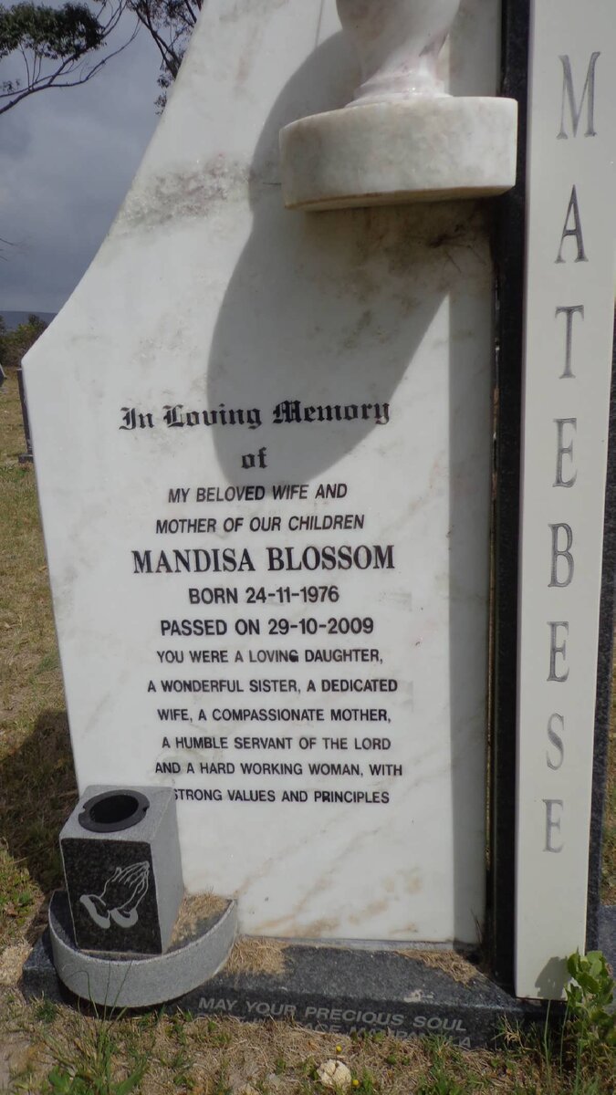 MATEBESE Mandisa Blossom 1976-2009