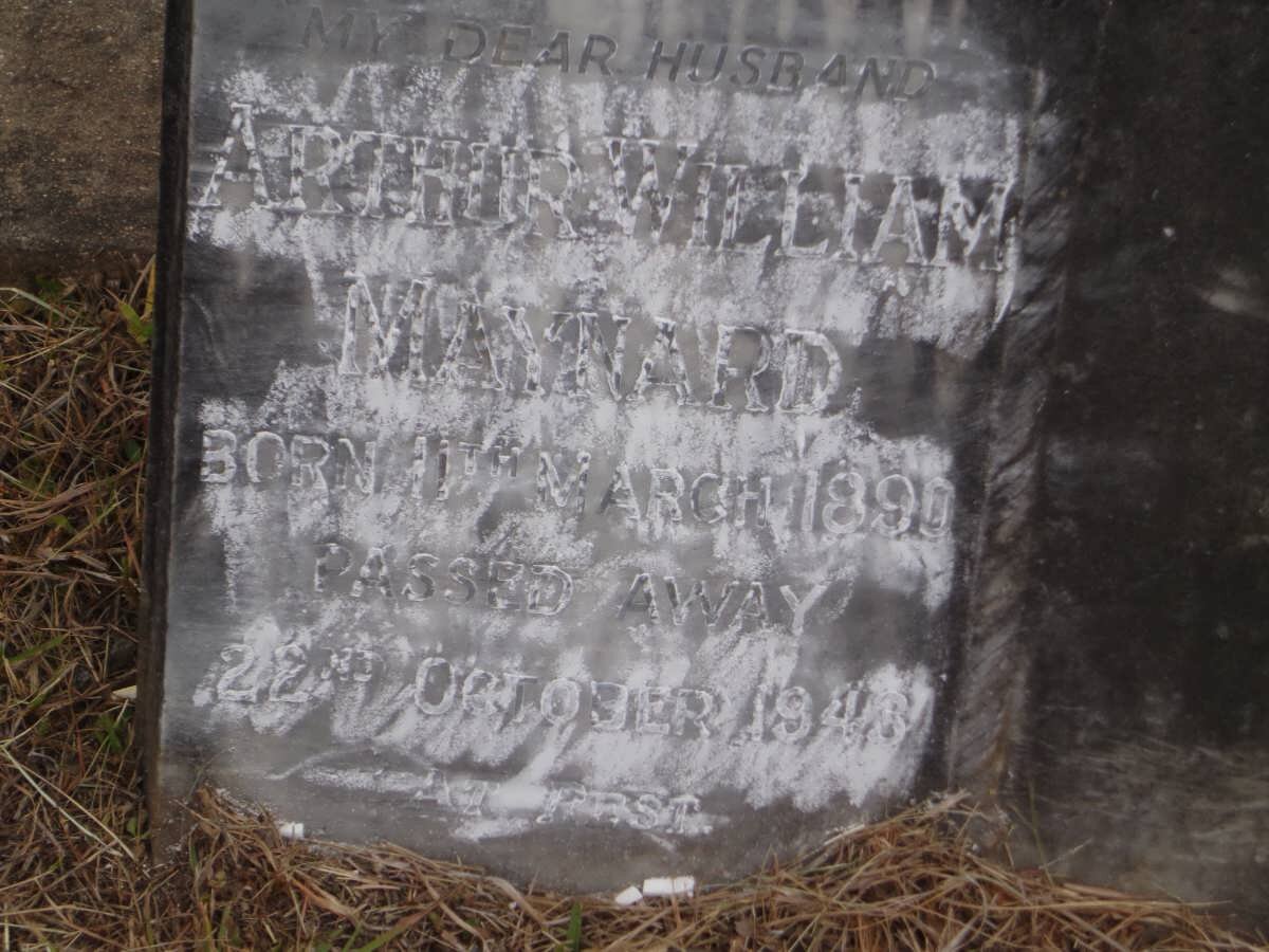 MAYNARD Arthur William 1890-1943