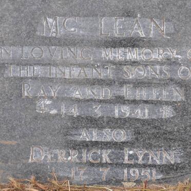 McLEAN ? -1941 :: McLEAN ? -1941 :: LYNN Derrick -1951
