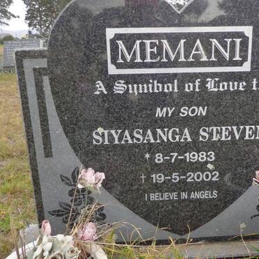 MEMANI Siyasanga Steven 1983-2002