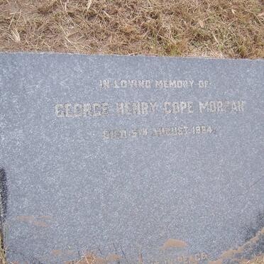 MORGAN George Henry Cope -1964