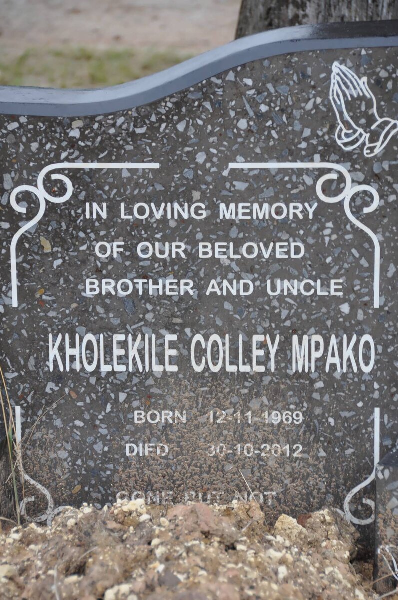 MPAKO Kholekile Colley 1969-2012