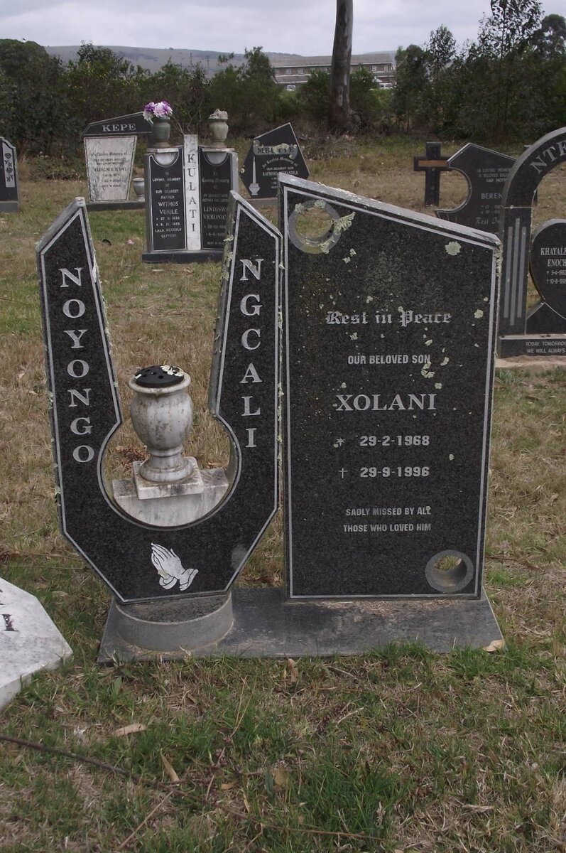 NYONGO Xolani 1968-1996