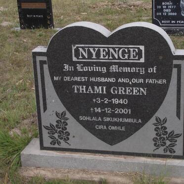 NYENGE Thami Green 1940-2001
