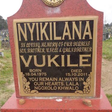 NYIKILANA Vukile 1975-2011