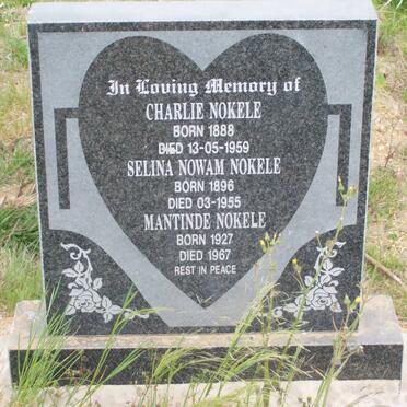 NOKELE Charlie 1888-1959 &amp; Selina Nowam 1896-1955 :: NOKELE Mantinde 1927-1967