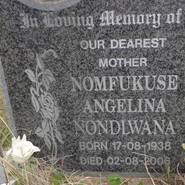 NONDLWANA Nomfukuse Angelina 1938-2006