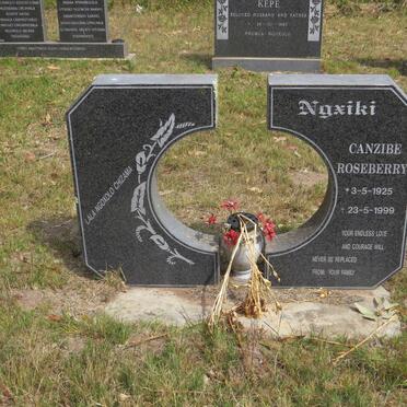 NGXIKI Canzibe Roseberry 1925-1999