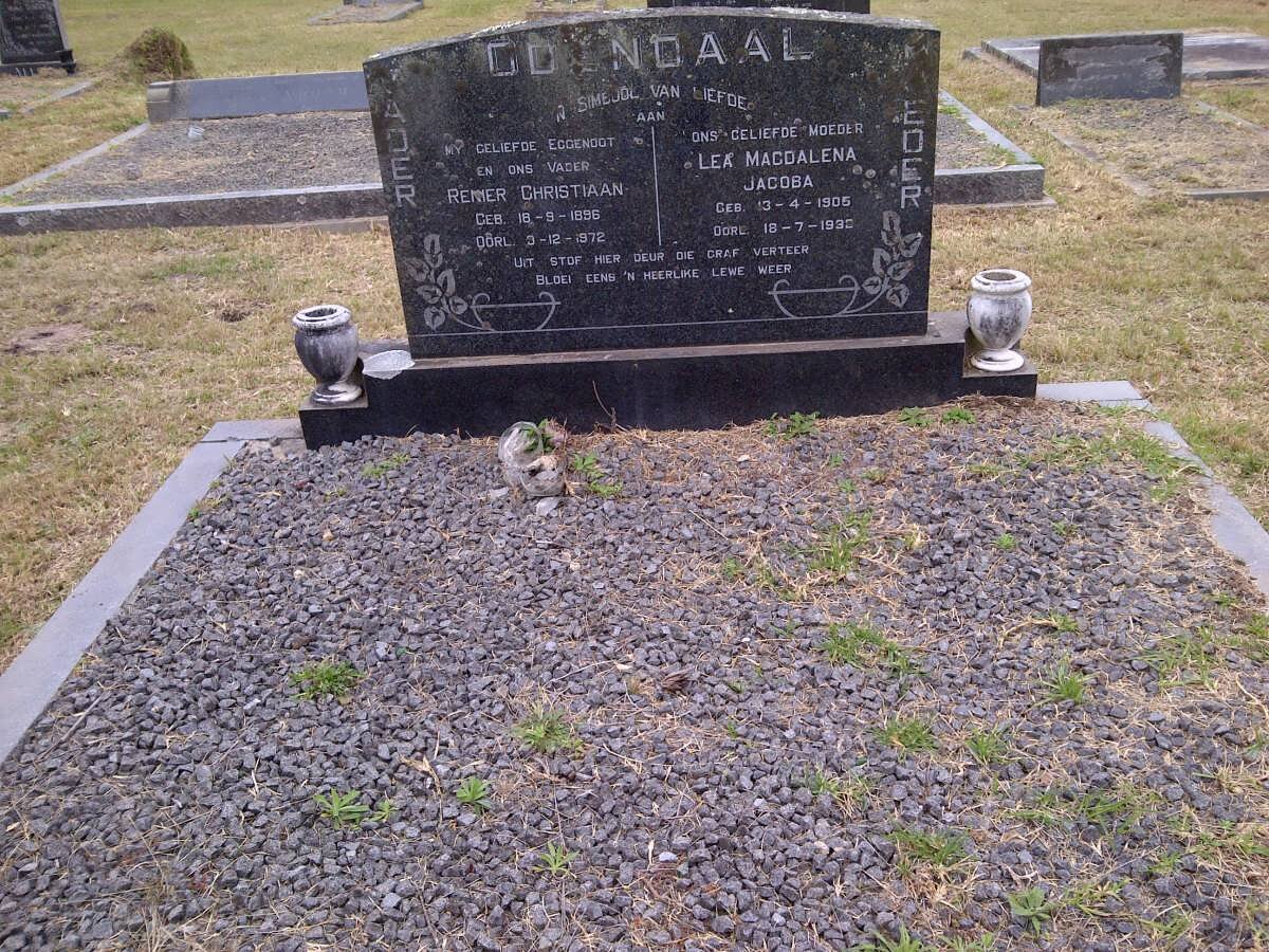 ODENDAAL Renier Christiaan 1896-1972 &amp; Lea Magdalena Jacoba 1905-193?